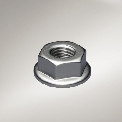 Møtrik M8 A2 (m. flange)