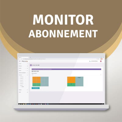 Infoscreen per monitor per måned