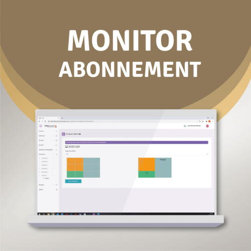 Infoscreen per monitor per måned