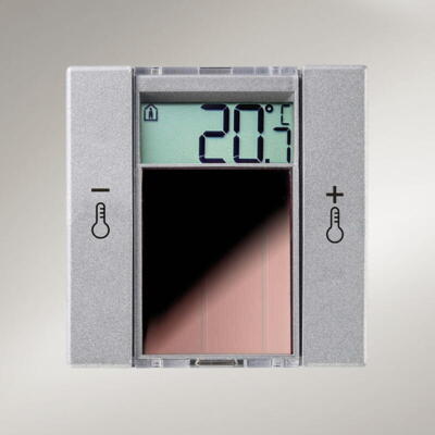 Thermokon LCD 2 Tryk, trådløs hvid Termostat
