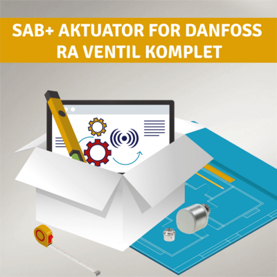 Komplet SAB+ aktuator for Danfoss RA ventil