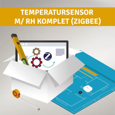 Komplet Temperatursensor med RH (ZigBee)